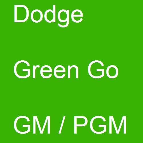 Dodge, Green Go, GM / PGM.